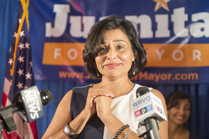 Juanita Perez Williams previously as a regional labor representative for New York state Gov. Andrew Cuomo. She received notable endorsements during the primary from the New York State Public Employees Federation and Latino Victory Fund. 